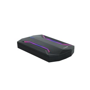 CAJA EXTERNA 2.5" USB 3.0 TOOQ TQE-2599RGB PARA HD HASTA 9.5MM SATA USB 3.0/3.1 GEN1 GAMING C