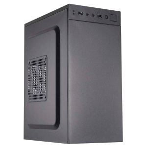 CAJA MICROATX APPROX APPC-201 2x3.5” 2x2.5” 1xUSB2.0 1xUSB3.0 GRAFICA MAX. 260 mm COLOR NEGRO