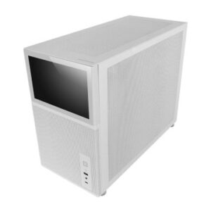 CAJA MICROATX GAMING MARS GAMING MC-LCD BLANCA CON PANTALLA IPS 8" MINI HDMI VENTANA LATERAL CRISTAL