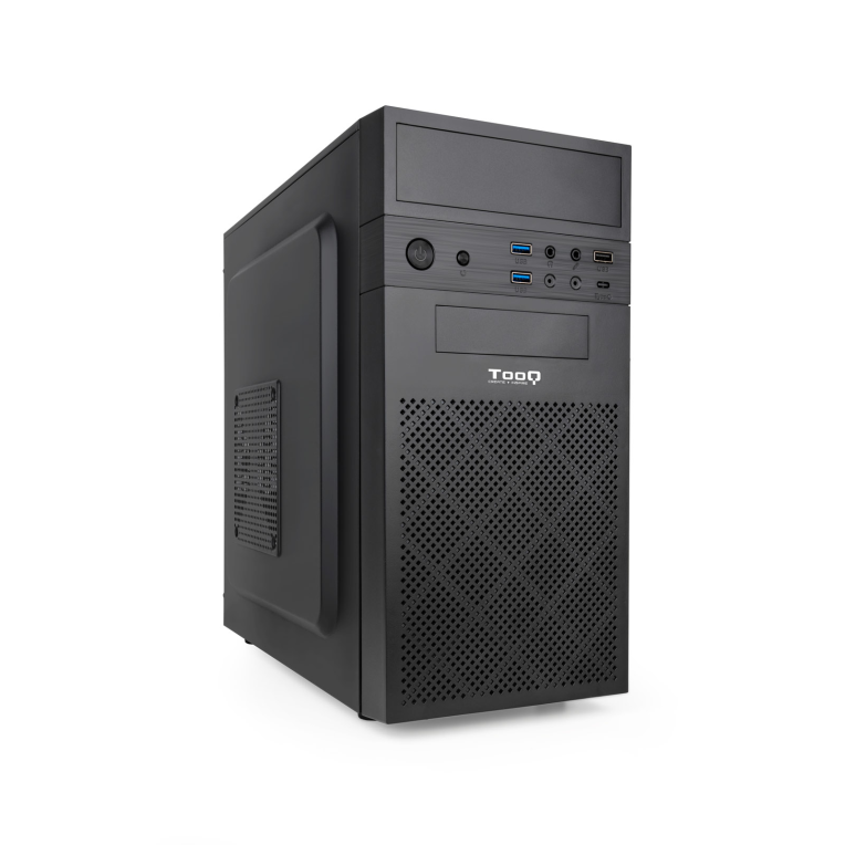 CAJA MINITORRE MATX TOOQ TQC-4701U3C-B MICRO ATX/MINI ITX NEGRA FRONTAL 2xUSB3.0 1xUSB2.0 AUDIO LECT