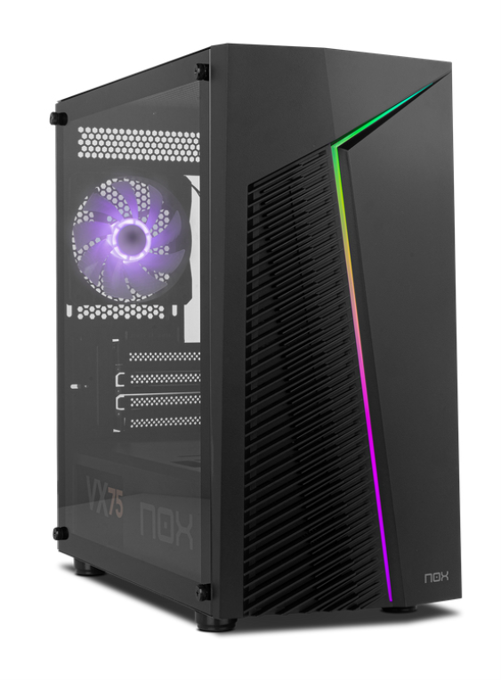 CAJA NOX INFINITY RGB M-ATX CHASSIS MINITORRE NEGRO
