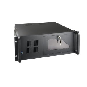 CAJA RACK 19" 4U TOOQ RACK-406N-USB3 FRONTAL CON PUERTA Y REJILLA CON LLAVE CHASIS DE ACERO 1.2mm CO
