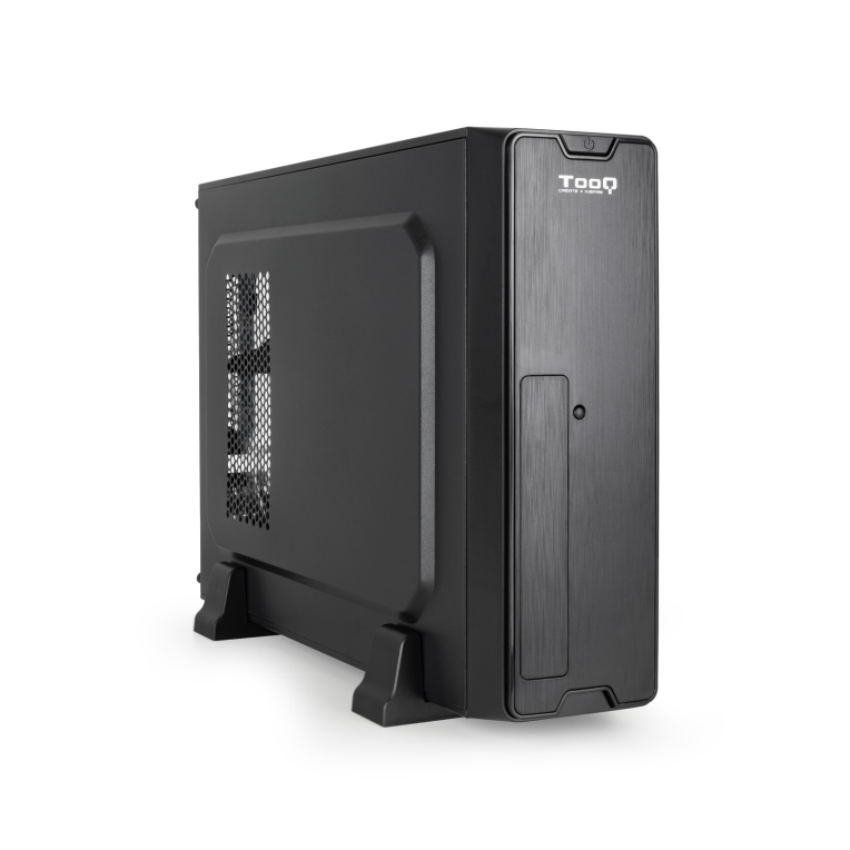 CAJA MICROATX SLIM TOOQ TQC-3007U3CD NEGRA MICROATX/Mini ITX F/A SFX 500W LECTOR DE TARJETAS