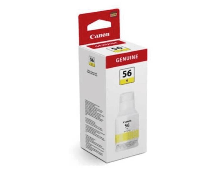 CARTUCHO BOTELLA TINTA AMARILLO GI-56 CANON