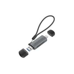 CARD READER EXTERNO CONCENTRONIC BIAN05G USB-C Y USB-A COMPATIBLE SD, SDHC, SDXC, Micro SD