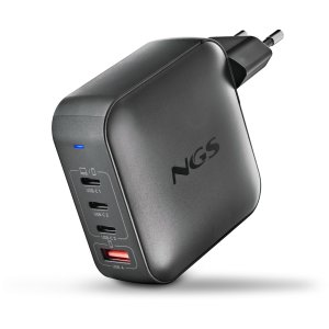 NGS CARGADOR ULTRARAPIDO165W 4 PUERTOS 3USB-C 1 US
