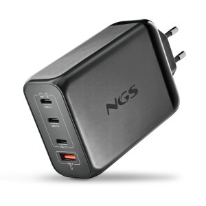 NGS CARGADOR ULTRARAPIDO240W 4 PUERTOS 3USB-C 1 US