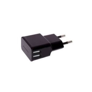 CARGADOR USB NORTESS KIT 5 UNIDADES USB 2.4A 2 PUERTOS 5V COLOR NEGRO
