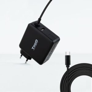 CARGADOR DE PARED TOOQ TQLC-USBC65PD USB-C PD3.0 65W COLOR NEGRO