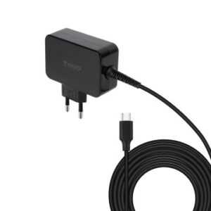 Tooq Cargador portatil GAN USB-C PD 65W Negro