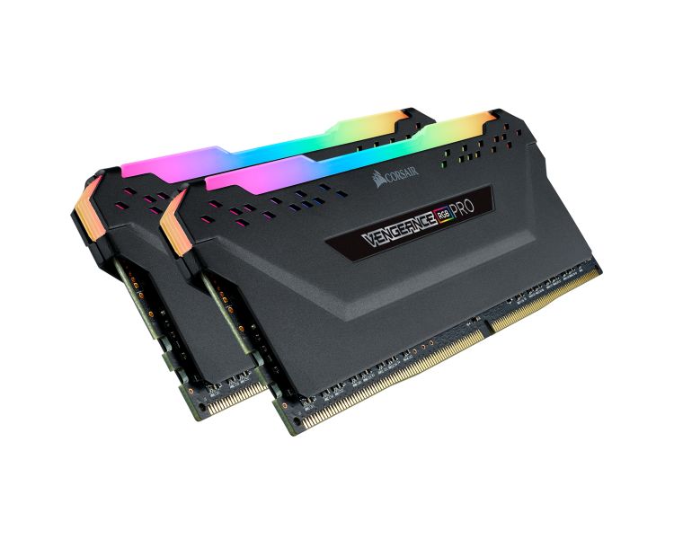 DDR4 8 GB 3200 VENGEANCE PRO BLACK RGB LED CORSAIR