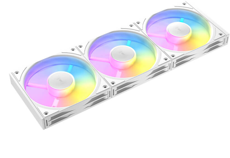 KIT 3 VENTILADORES AUXILIAR C120 A-RGB BLANCO ANTEC