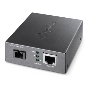 CONVERTIDOR DE FIBRA TP-LINK FC111A-20 SINGLE-MODE SC WDM BIDIRECCIONAL DE 1P RJ45 10/100 A 1P SC PO