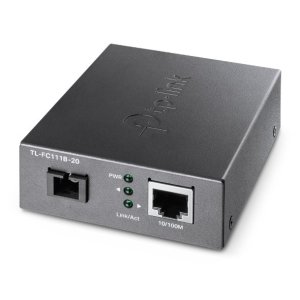 CONVERTIDOR DE FIBRA TP-LINK FC111B-20 SINGLE-MODE SC WDM BIDIRECCIONAL DE 1P RJ45 10/100 A 1P SC PO