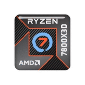 CPU AMD AM5 RYZEN 7 7800X3D 4,2 GHz - 5.0 GHz 8 CORES 96Mb CACHE 120Wat (sin cooler)