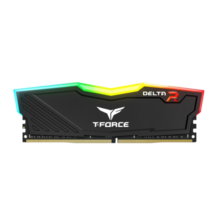 DDR4 TEAMGROUP T-FORCE DELTA RGB 8GB X2 3600 NEGRO