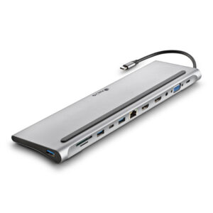 HUB 12 PUERTOS USB-C WONDERDOCK12 GRIS NGS