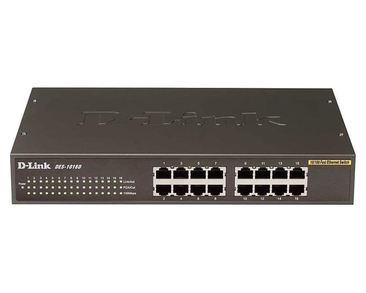 D-LINK SWITCH 16 PUERTOS 10/100