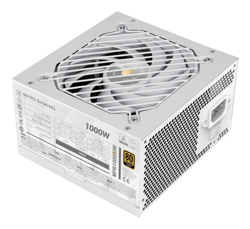 FUENTE ALIM. 1000W SI 80+ BLANCO MARS GAMING