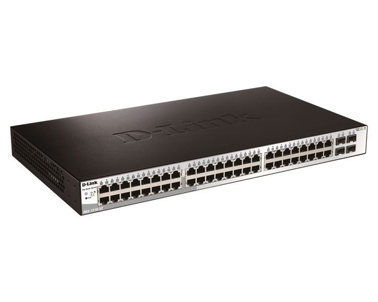 D-LINK SWITCH 52 PUERTOS 10/100/1Gbit + 4 Combo SFP