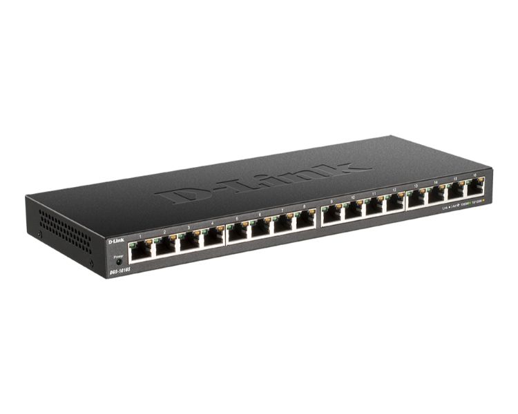 D-LINK SWITCH SLIM 16 PUERTOS 10/100/1Gbit