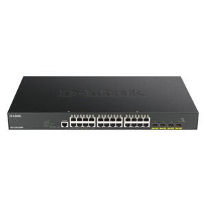 D-LINK SWITCH 24 PUERTOS 10/100/1Gbit w/4 10Gbit. SFP+ PoE