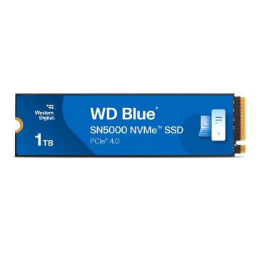 DISCO M.2 NVMe 1TB WD BLUE SN5000  WDS100T4B0E PCIE 4.0 x4 READ 5150Mbps WRITE 4900Mpbs