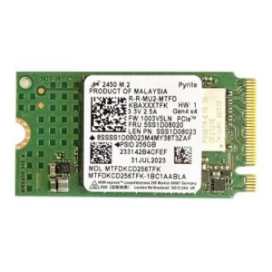 DISCO M.2 NVMe 256GB 2242 PCIe 3.0 "OEM" (nuevo, procedente de ampliacion de portatiles lenovo)