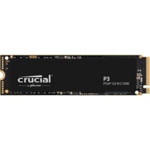 DISCO M.2 NVMe 2TB CRUCIAL P3 CT2000P3SSD8 PCIe 3.0 READ 3500Mbps WRITE 3000Mbps