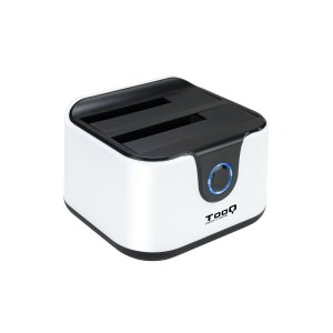 DOCKING STATION TOOQ TQDS-802DW 2,5"/3,5" SATA USB 3.1 FUNCION CLONACION OTB NEGRA-BLANCA