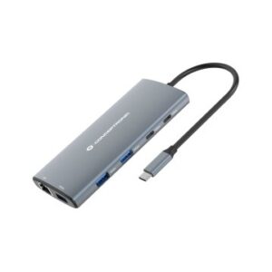 DOCKING USB-C CONCEPTRONIC DONN06 A 1xHDMI 1xUSB-C PD 60W 3xUSB-A 3.0 1xSD 1xRJ45