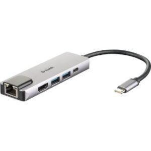 D-Link DUB-M520 Hub USB-C HDMI/2USB 3.0/USB-C/Ethe