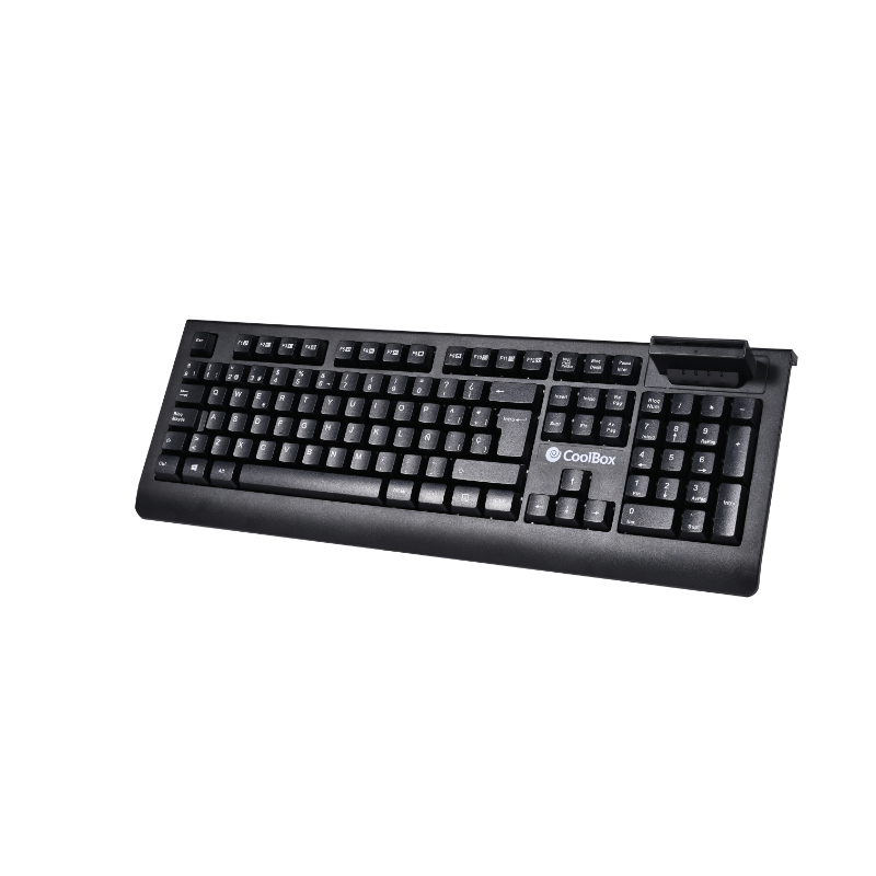 TECLADO CON LECTOR DNIe COOLBOX