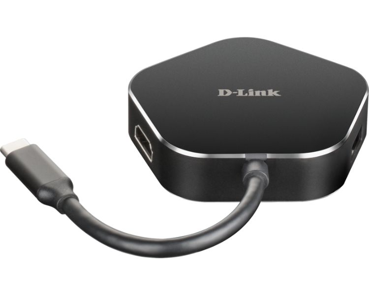D-LINK DOCKING STATION USB-C 4 EN 1 CON HDMI/SUMINISTRO ELECTRICO