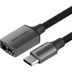 CONVERSOR USB-C/M A USB-A/H 0.15 M GRIS VENTION