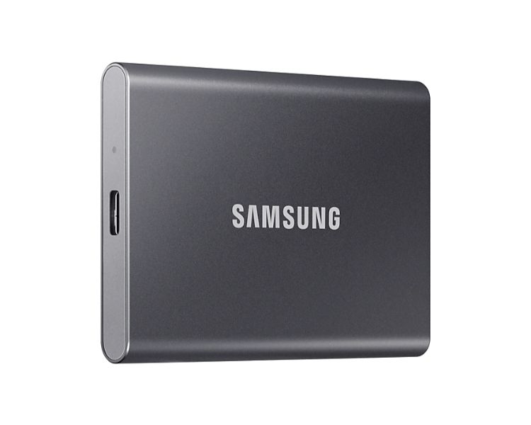 1 TB SSD SERIE PORTABLE T7 GREY SAMSUNG EXTERNO