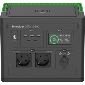 ESTACION DE ENERGIA PORTATIL APC PPS500-GR OFFGRID 500 517Wh 749W ENTRADA CC 2xAC USB CARGA INALAMBR