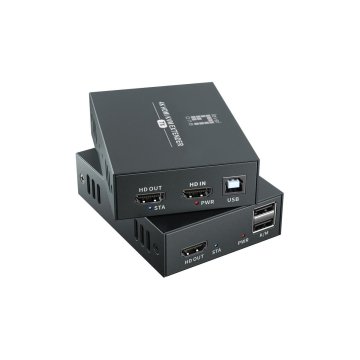 EXTENSOR HDMI 4K + USB SOBRE CAT6 HASTA 100 METROS LEVEL ONE HVE-8111