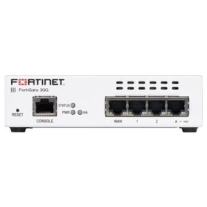 FORTINET FORTIGATE FG-30G 4X GE RJ45 PORTS (INCLUDING 3X INTERNAL PORTS, 1X WAN PORTS)