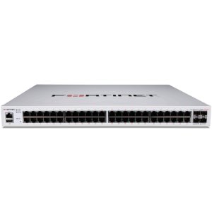 FORTINET LAYER 2/3 FORTIGATE SWITCH COMPATIBLE POE +48XGE RJ45 PORT, 4X 10GE SFP+ WITH AUTOMATIC MAX