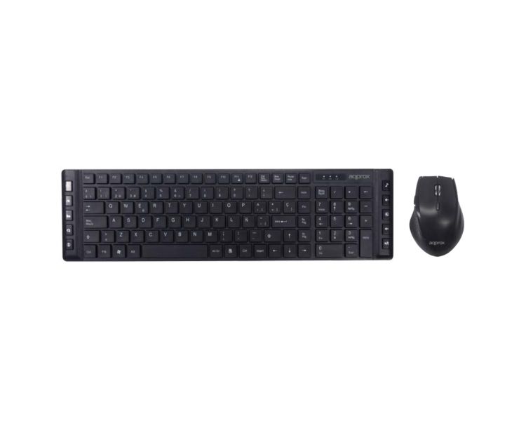 TECLADO WIRELESS + RATON OPTICO MX430 NEGRO APPROX