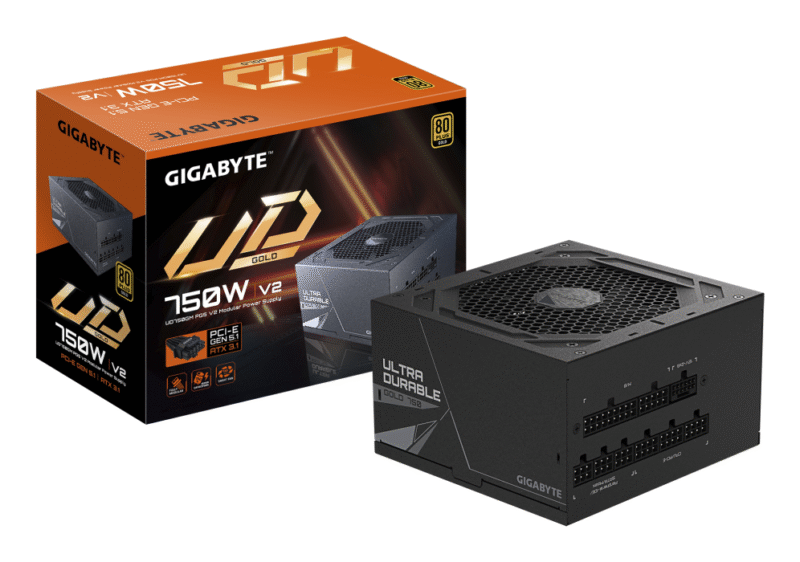 FUENTE ALIMENTACION GIGABYTE GP-UD750GM PG5 V2 750W 80+ GOLD