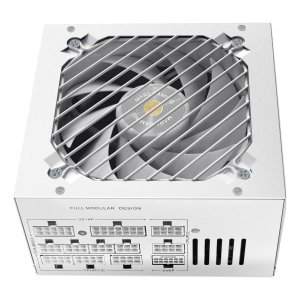 FUENTE DE ALIMENTACIÓN MODULAR MARS GAMING 1000W ATX 3.1 80+ GOLD 140mm SILENT BLANCO