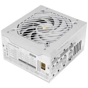 FUENTE DE ALIMENTACIÓN MODULAR MARS GAMING 850W ATX 3.1 80+ GOLD 140mm SILENT BLANCO