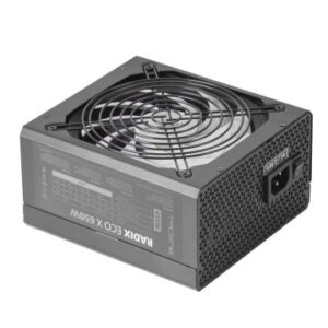 FUENTE DE ALIMENTACION TACENS RADIX ECO X 650W APFC 87 % EFICIENCIA VENT 140MM 10DB HASWELL