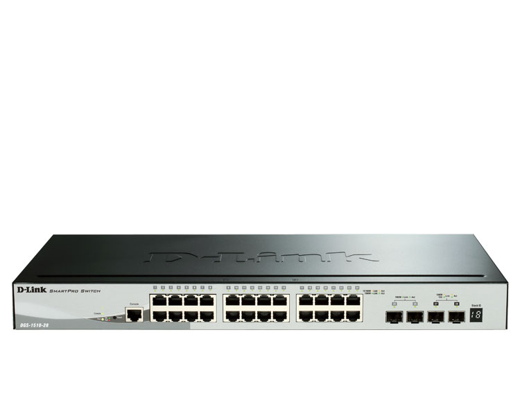 D-LINK SWITCH 28 PUERTOS 10/100/1Gbit + 4 10Gbit. SFP+