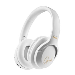 HEADSET BLUETOOTH NGS ARTICA GREED BLANCO CON MICROFONO BATERIA 300 mAh 40h CARGA USB-C*