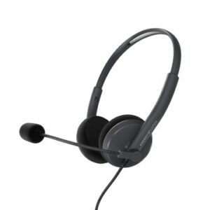 HEADSET ENERGY SISTEM OFFICE 2+ ANTHRACITE DIADEMA AJUSTABLE MICROFONO RETRACTIL JACK 3.5mm Y ADAPTA