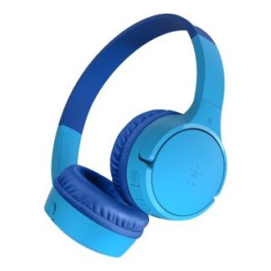 HEADSET BLUETOOTH BELKIN AUD002btBLV3 SUPRAAURAL CARGA POR USB-C COLOR AZUL KIDS