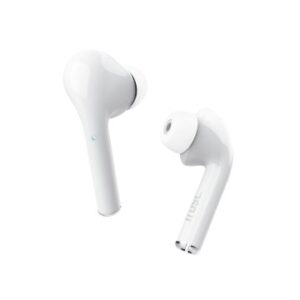 AURICULAR INTRAUDITIVO BLUETOOTH TRUST NIKA TOUCH TACTIL BASE RECARGABLE COLOR BLANCO 23705*